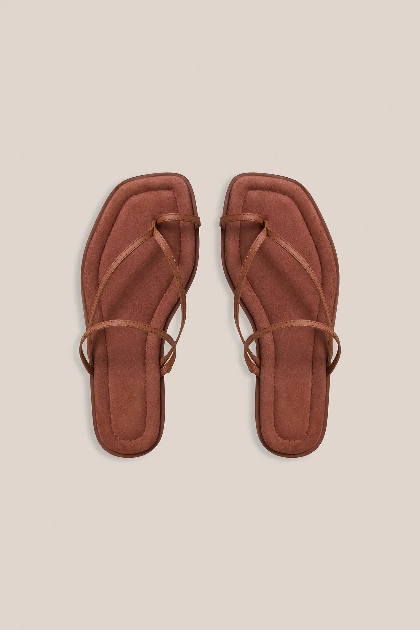 A Emery Turner Sandal in Sienna Suede