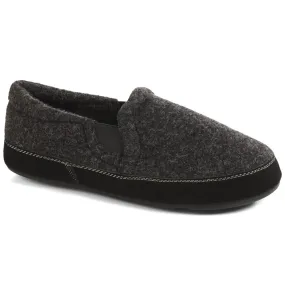 Acorn Men's Gore Moc Slippers- Black Tweed