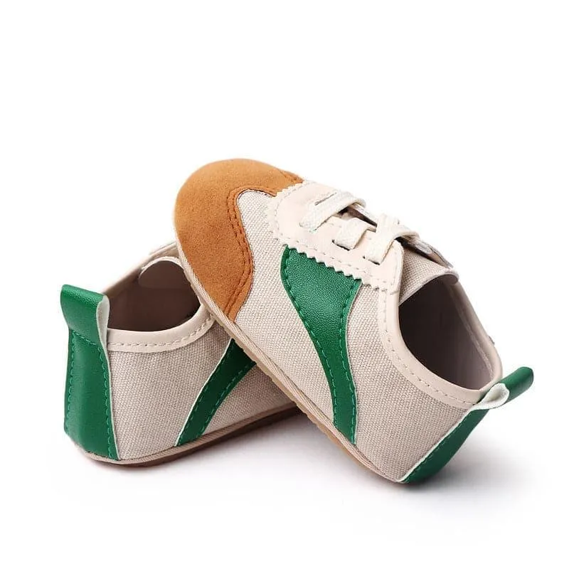 Angelodini™ Suede Mid-Calf Lace-Up First Walker Shoes for Babies