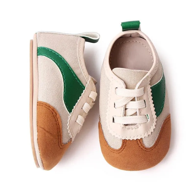 Angelodini™ Suede Mid-Calf Lace-Up First Walker Shoes for Babies