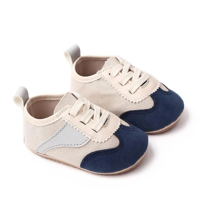 Angelodini™ Suede Mid-Calf Lace-Up First Walker Shoes for Babies
