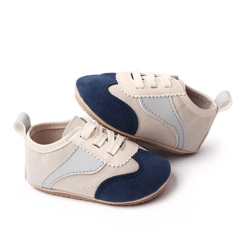 Angelodini™ Suede Mid-Calf Lace-Up First Walker Shoes for Babies