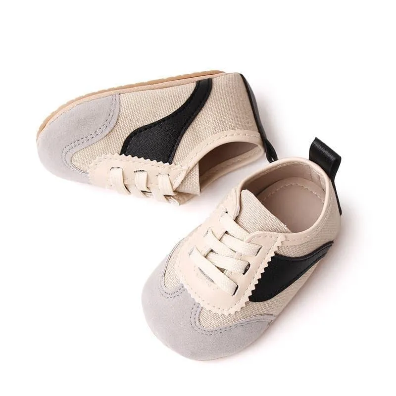 Angelodini™ Suede Mid-Calf Lace-Up First Walker Shoes for Babies