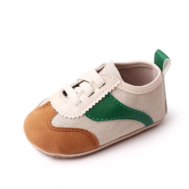 Angelodini™ Suede Mid-Calf Lace-Up First Walker Shoes for Babies