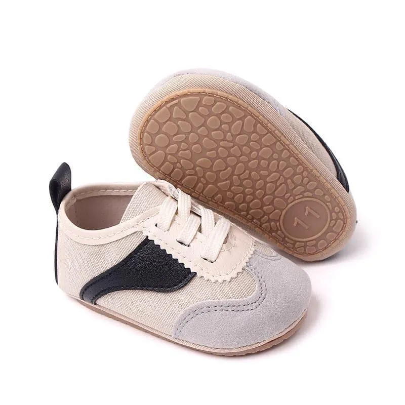 Angelodini™ Suede Mid-Calf Lace-Up First Walker Shoes for Babies
