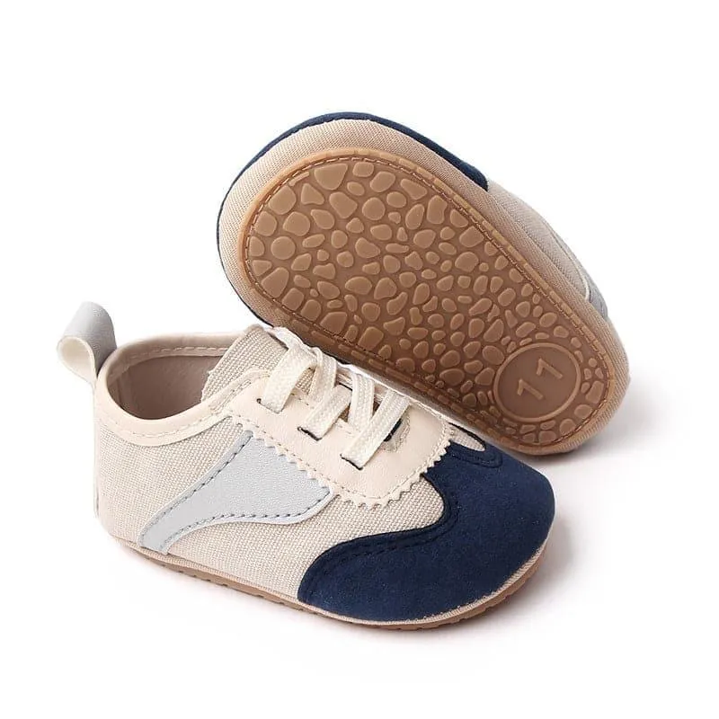 Angelodini™ Suede Mid-Calf Lace-Up First Walker Shoes for Babies