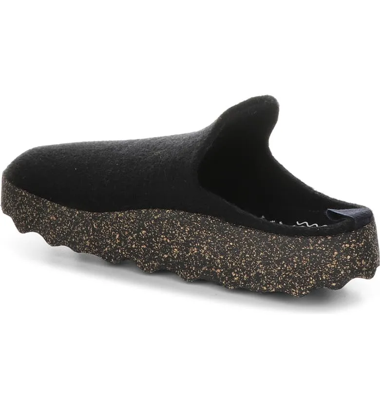 Asportuguesas Men's COME Mule Slippers - Black Tweed