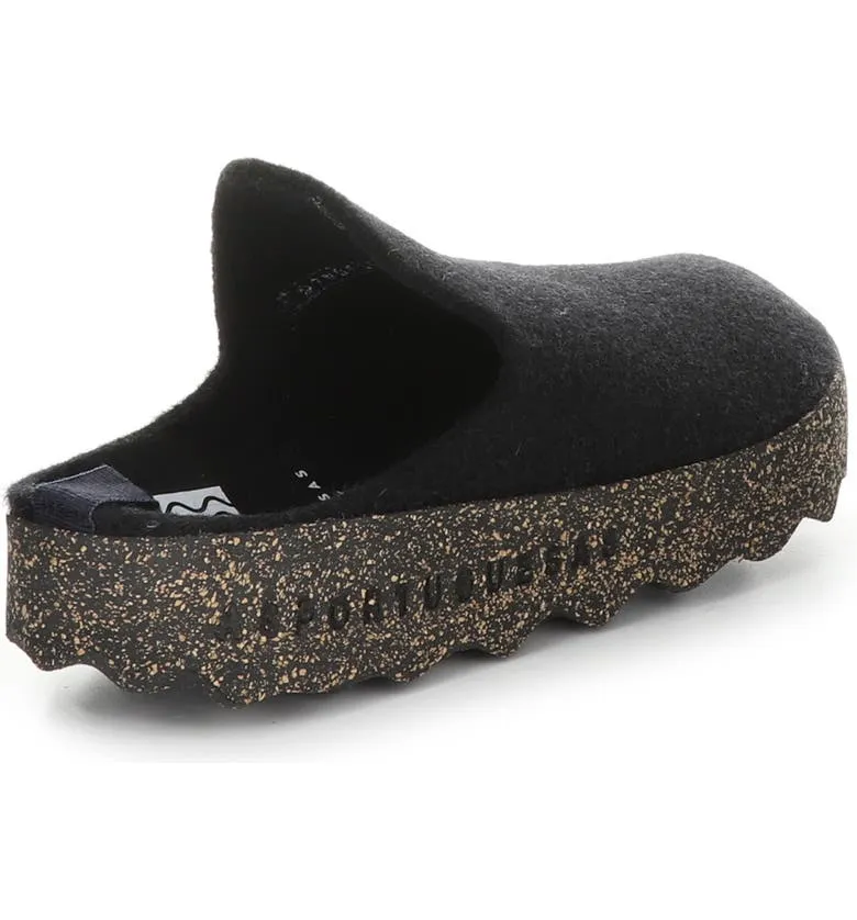 Asportuguesas Men's COME Mule Slippers - Black Tweed