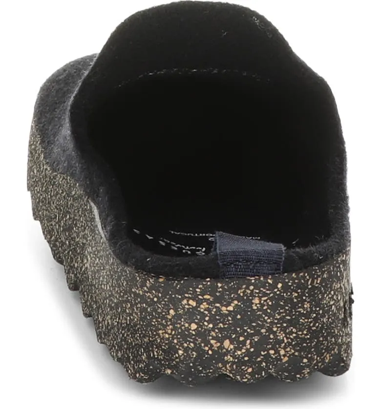 Asportuguesas Men's COME Mule Slippers - Black Tweed