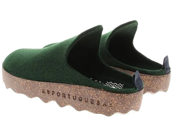 Asportuguesas Men's COME Mule Slippers - Evergreen Tweed