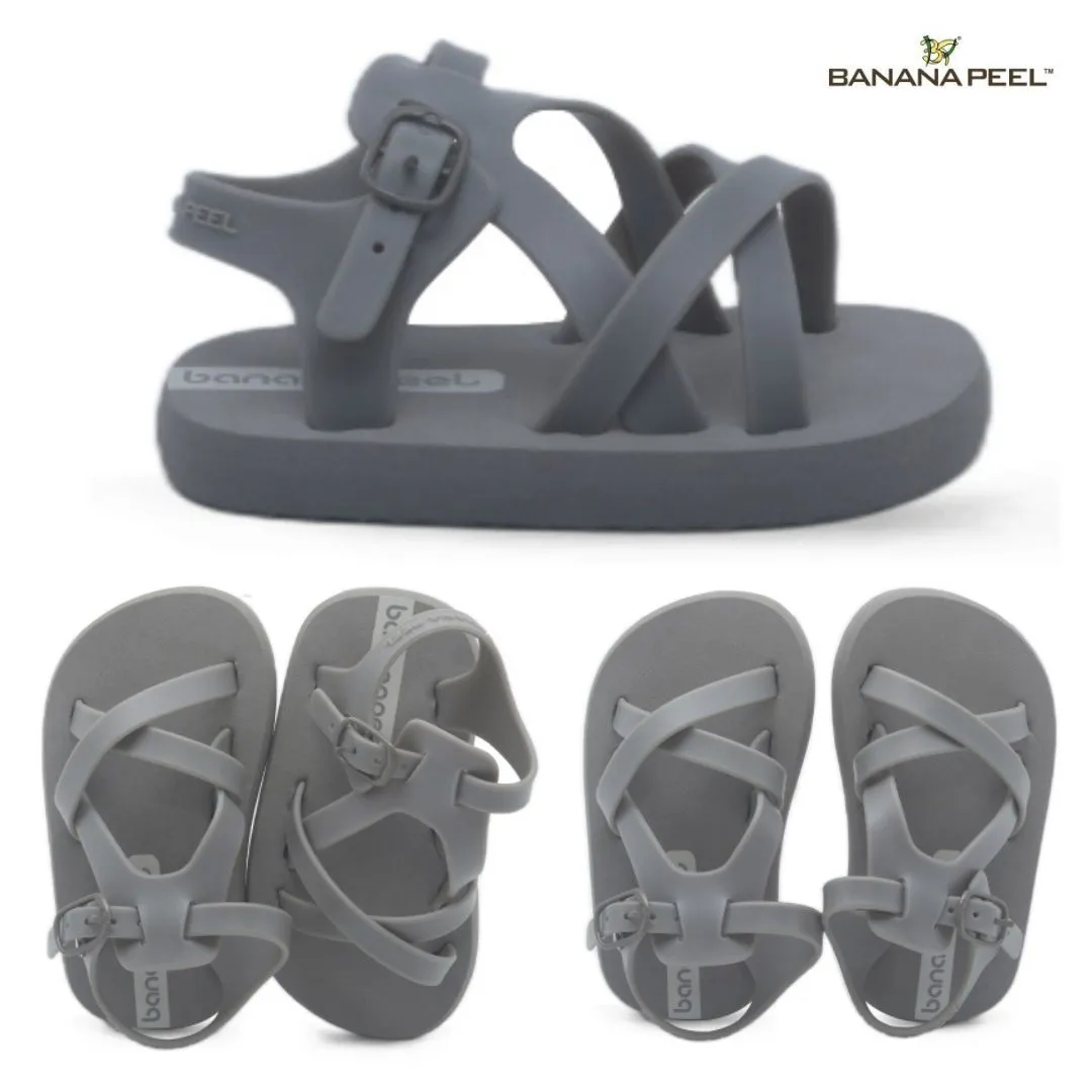 Banana Peel Slippers for Toddlers - DishyMoppet Night time Steel