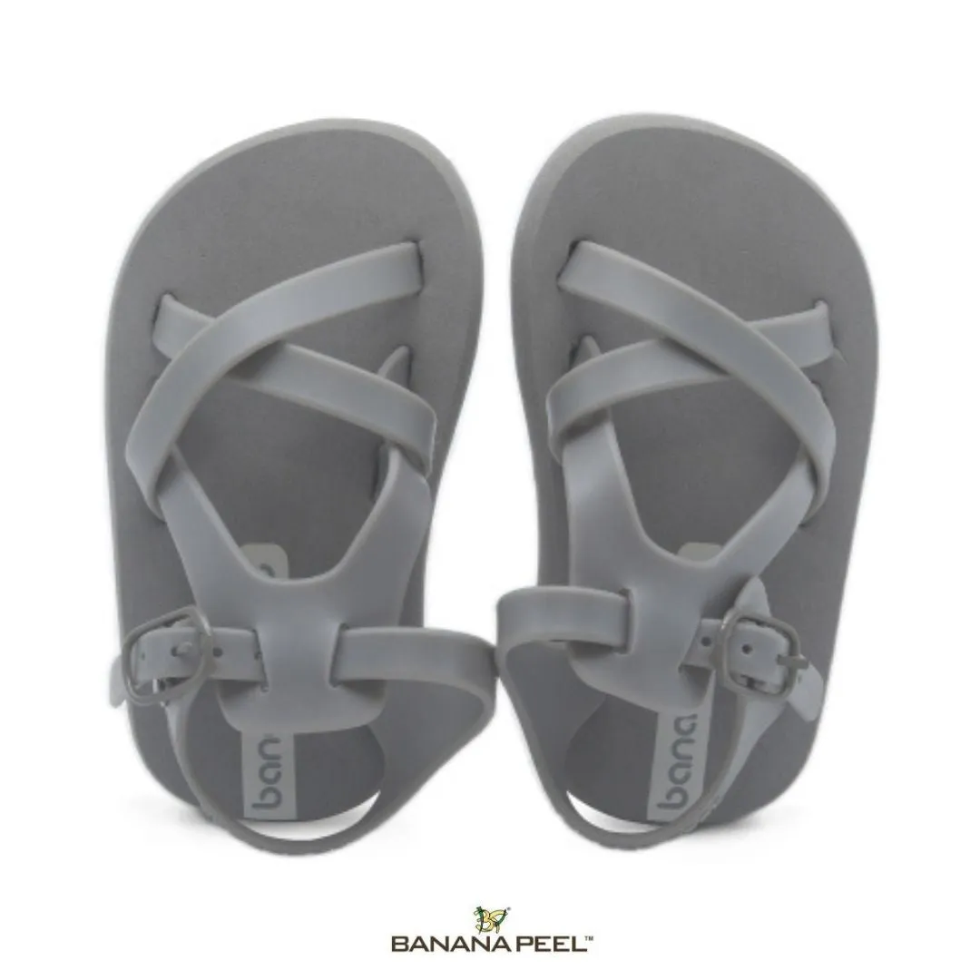 Banana Peel Slippers for Toddlers - DishyMoppet Night time Steel