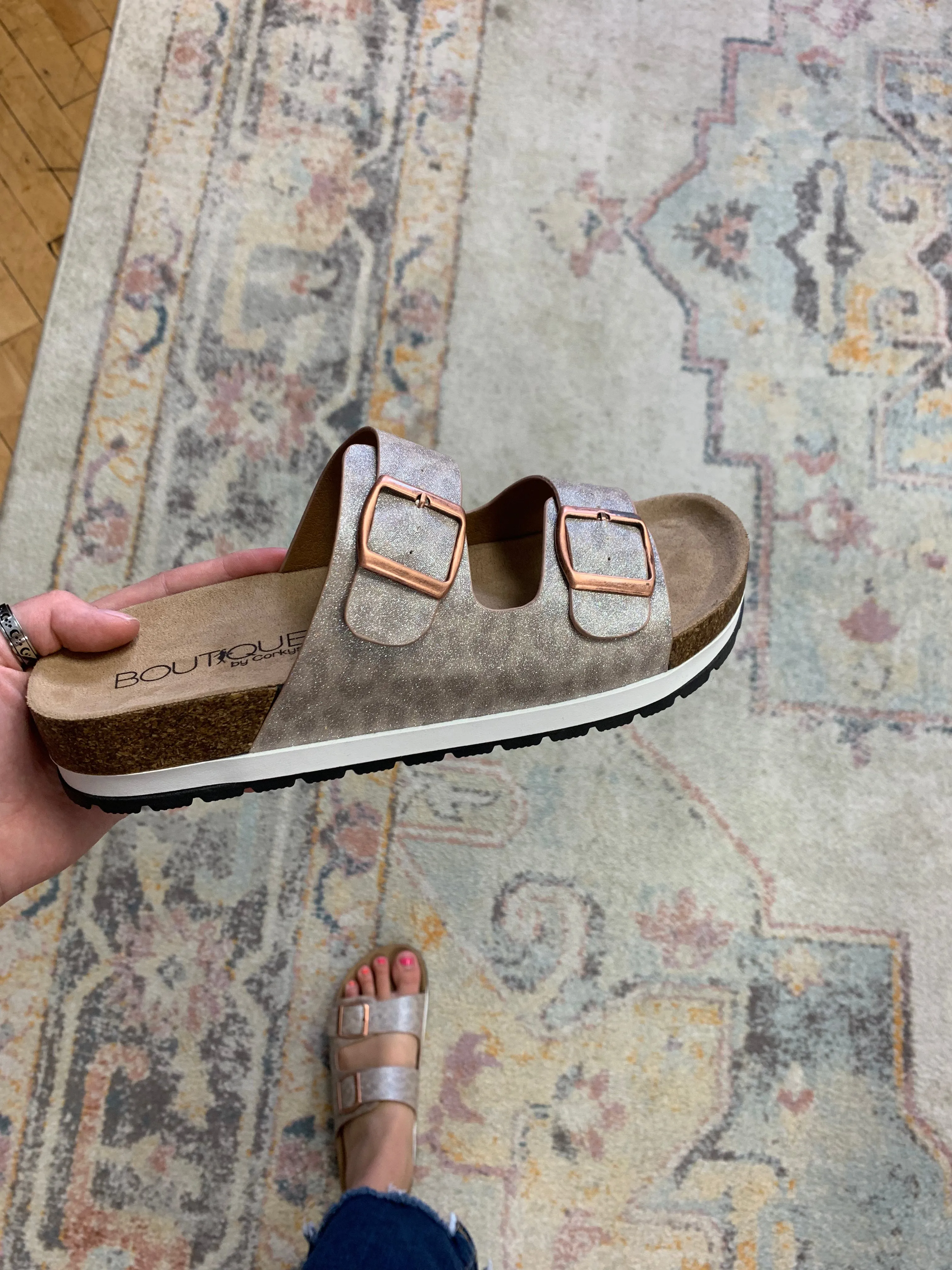 Beach Babe Sandals - Tan