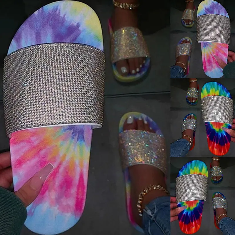 Bling Slip-on Flip Fliops