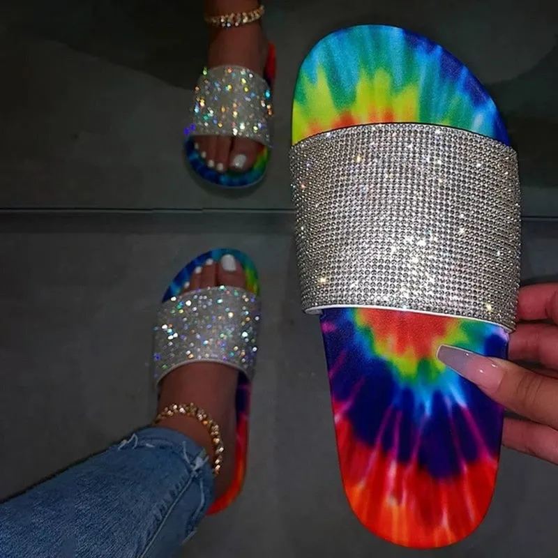 Bling Slip-on Flip Fliops