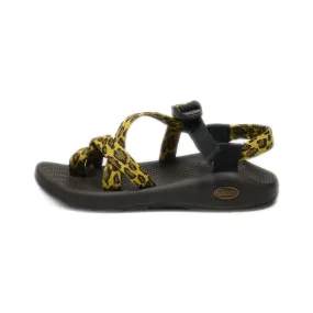 Chaco Flat Sandals Canvas Yellow Colour For Women