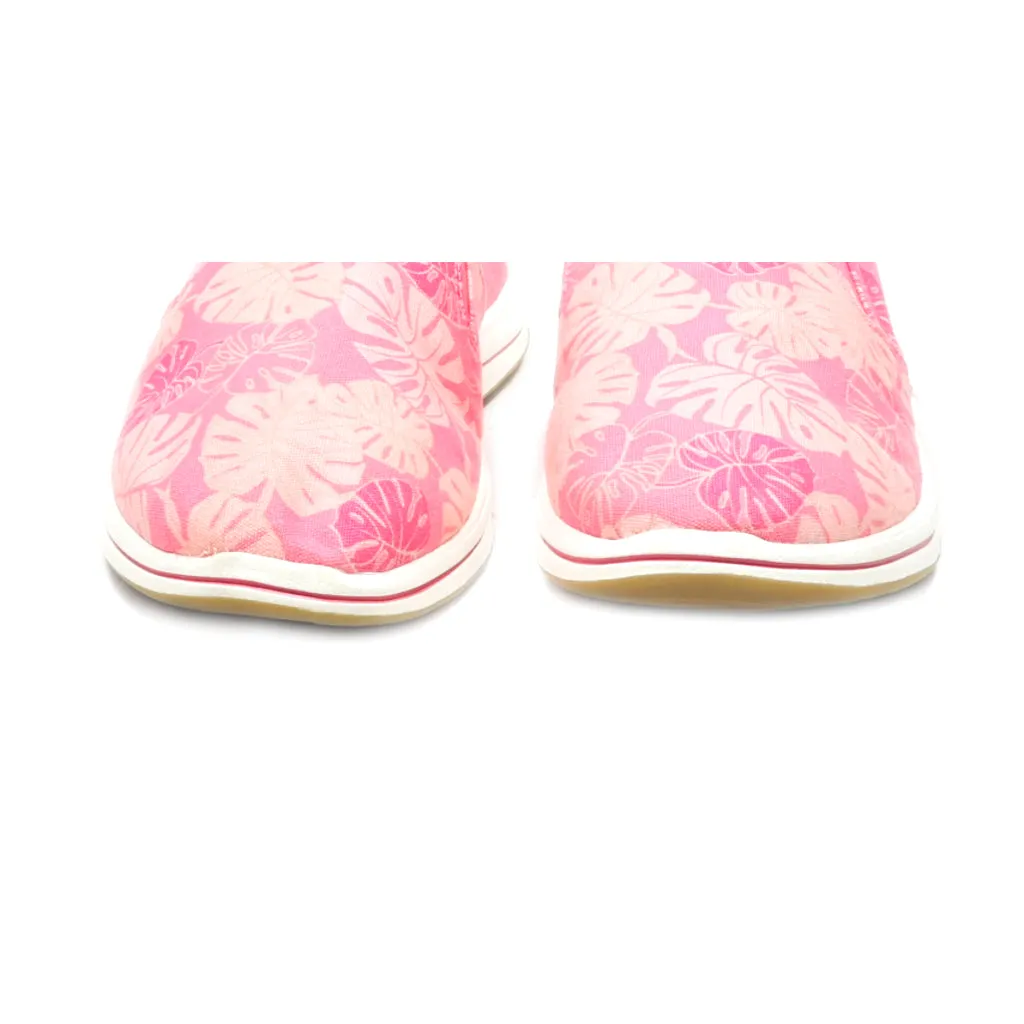 Clarks Cloudsteppers Mules Fabric Pink Colour For Women