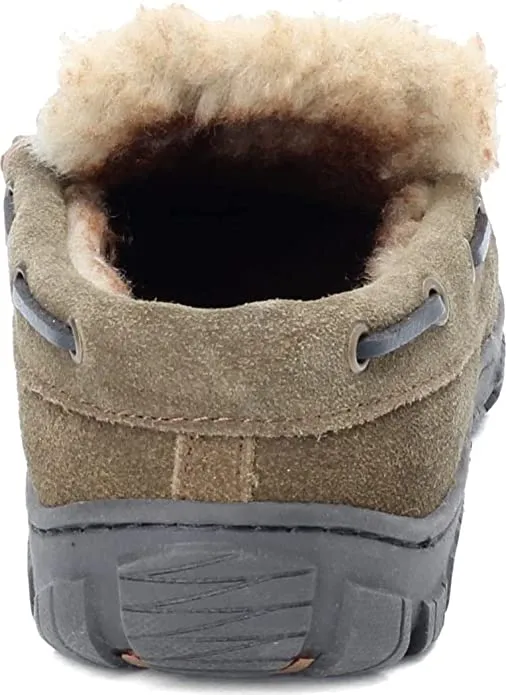 Clarks Venetian Sage Suede Moccasin Slip On Rounded Toe Indoor Outdoor Mules