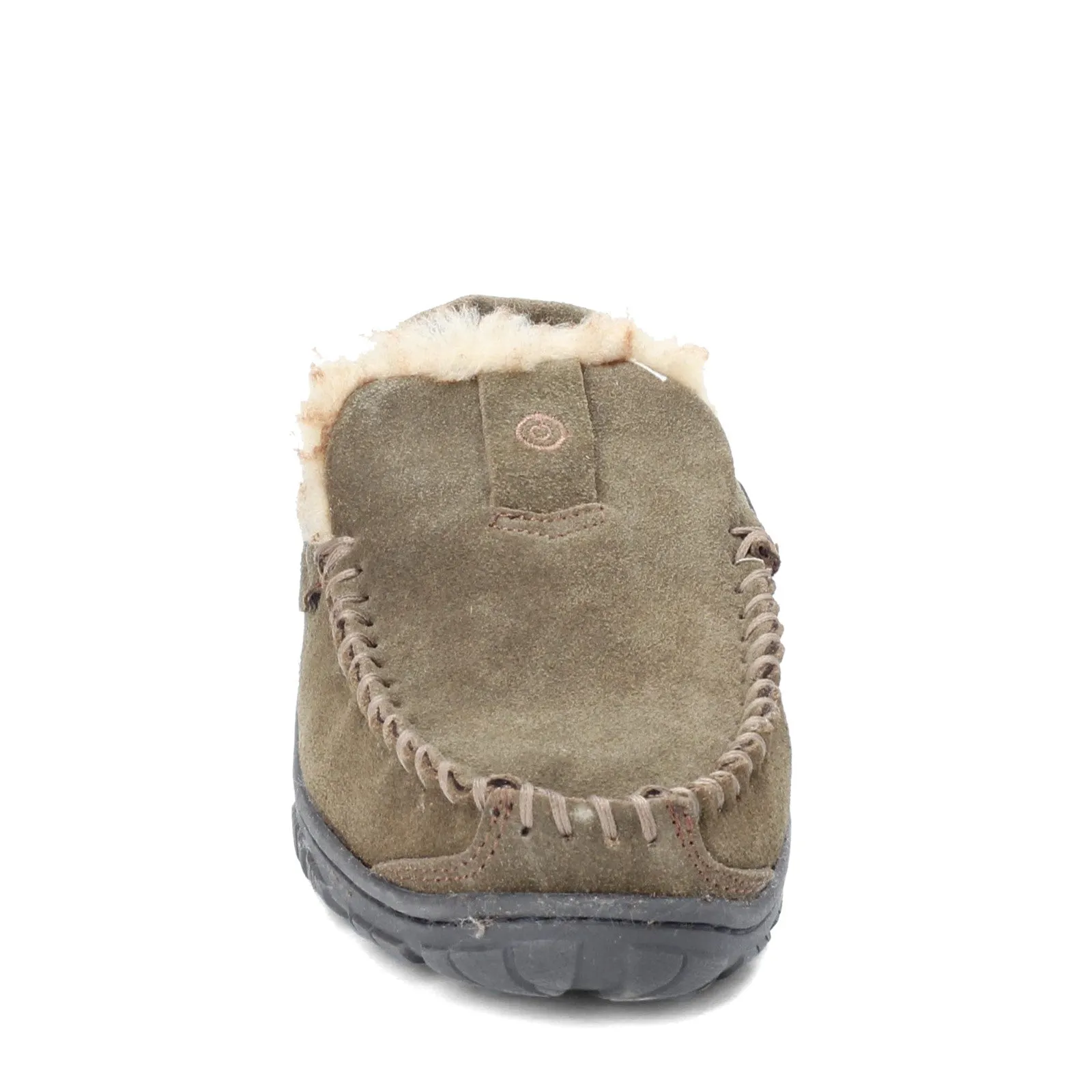 Clarks Venetian Sage Suede Moccasin Slip On Rounded Toe Indoor Outdoor Mules