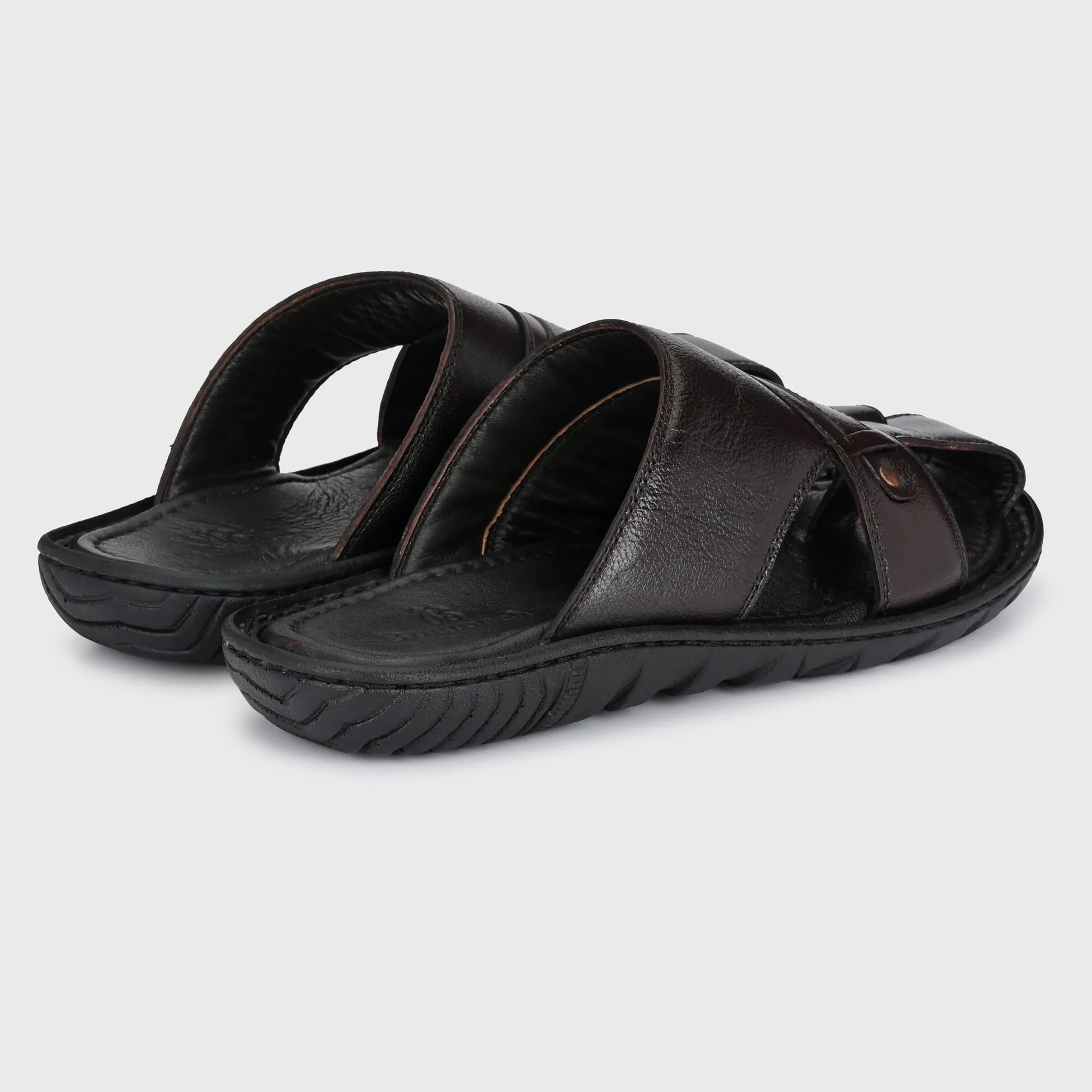 Classic Comfort Men's Premium Leather Slippers for Men's