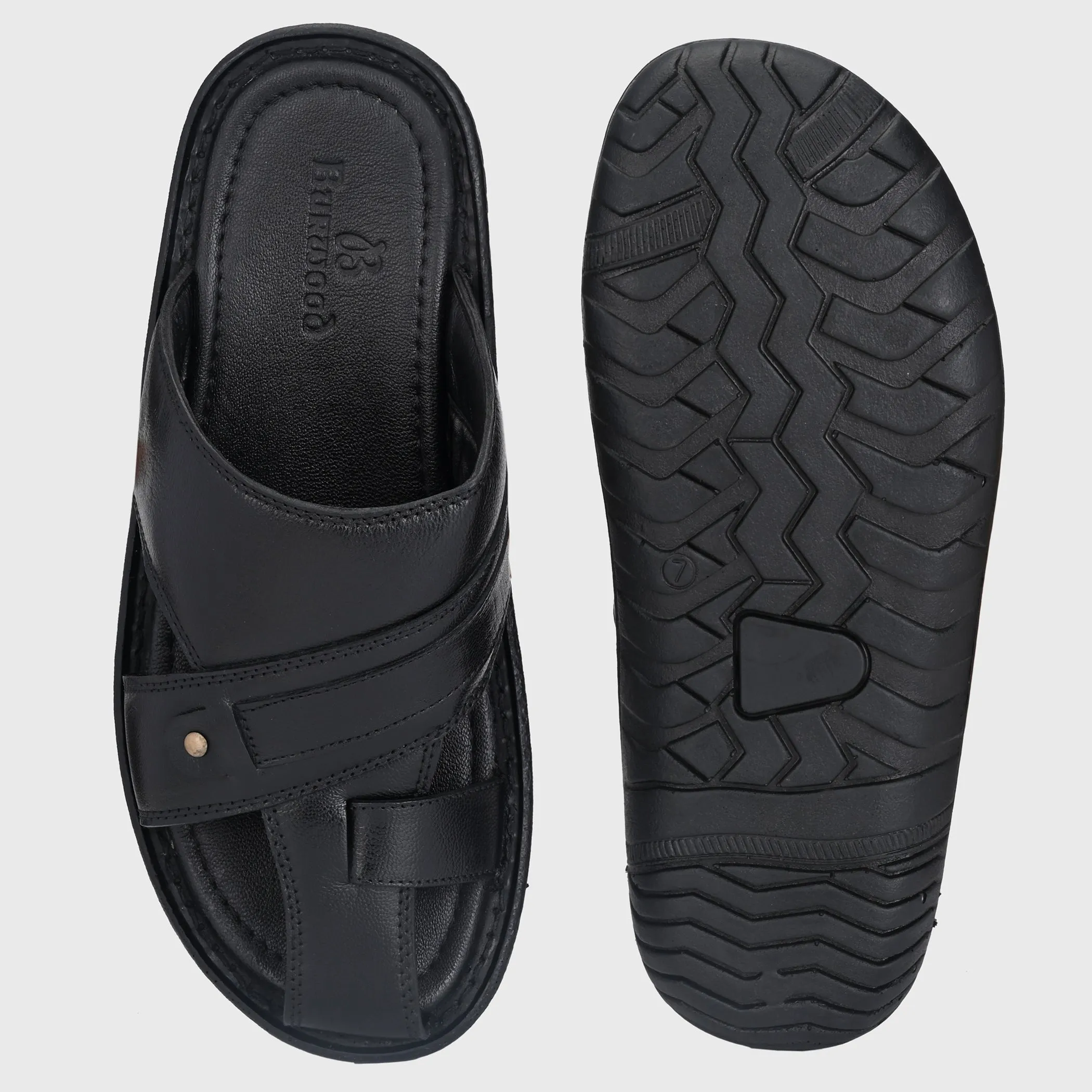 Classic Comfort Men's Premium Leather Slippers for Men's