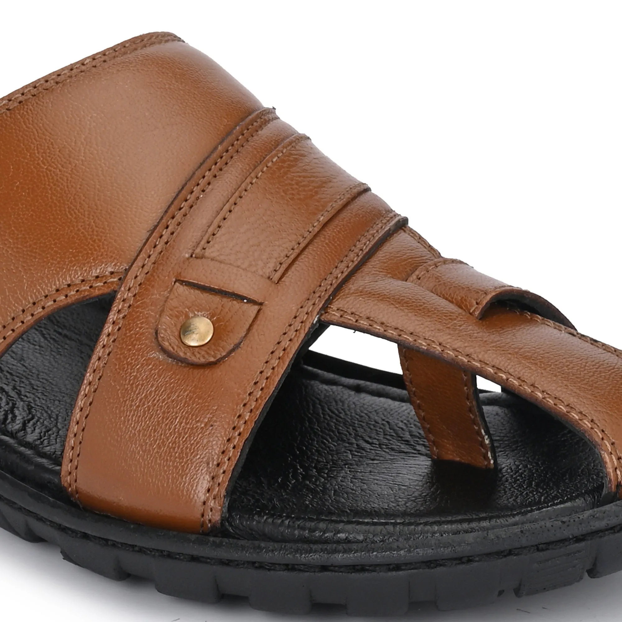 Classic Comfort Men's Premium Leather Slippers for Men's