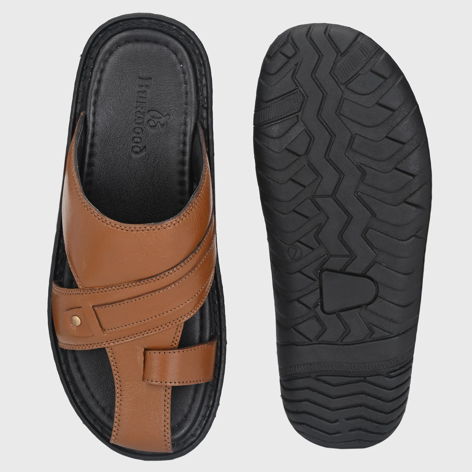 Classic Comfort Men's Premium Leather Slippers for Men's