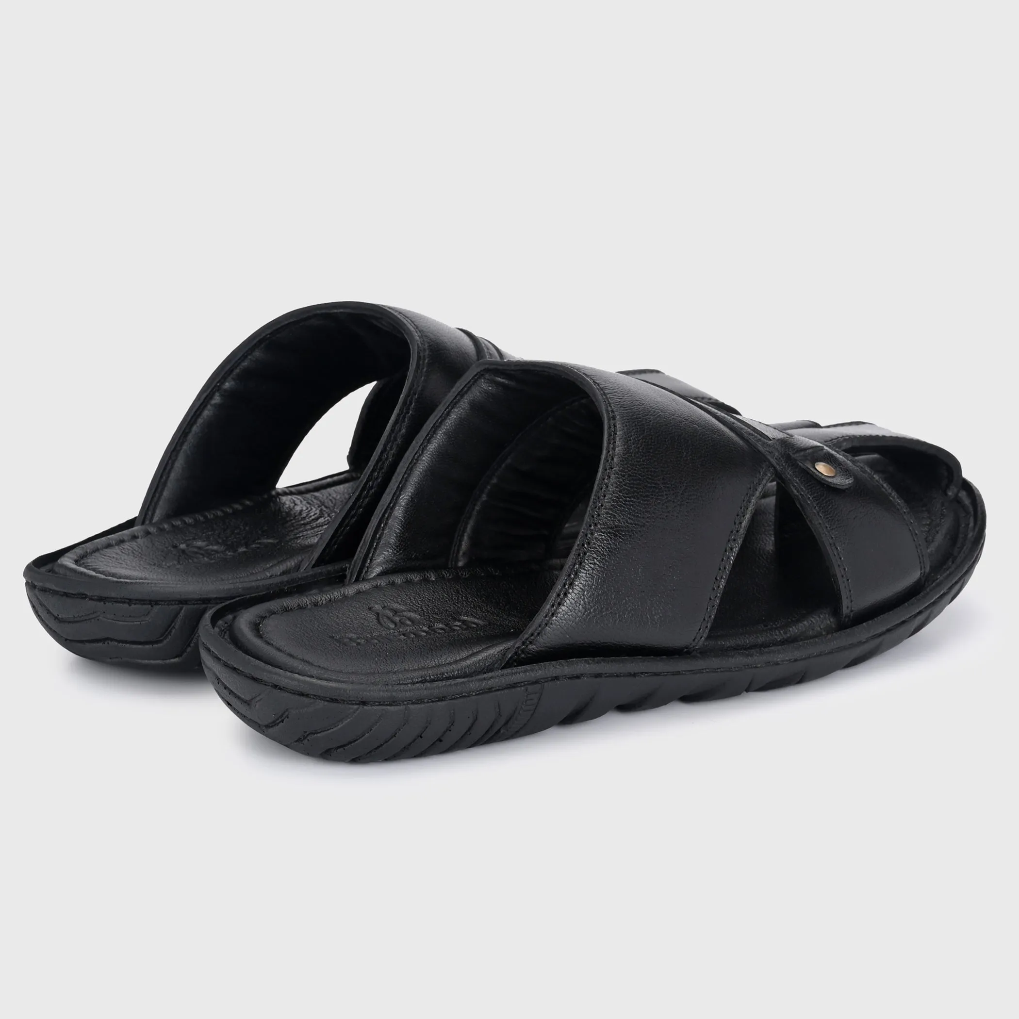 Classic Comfort Men's Premium Leather Slippers for Men's