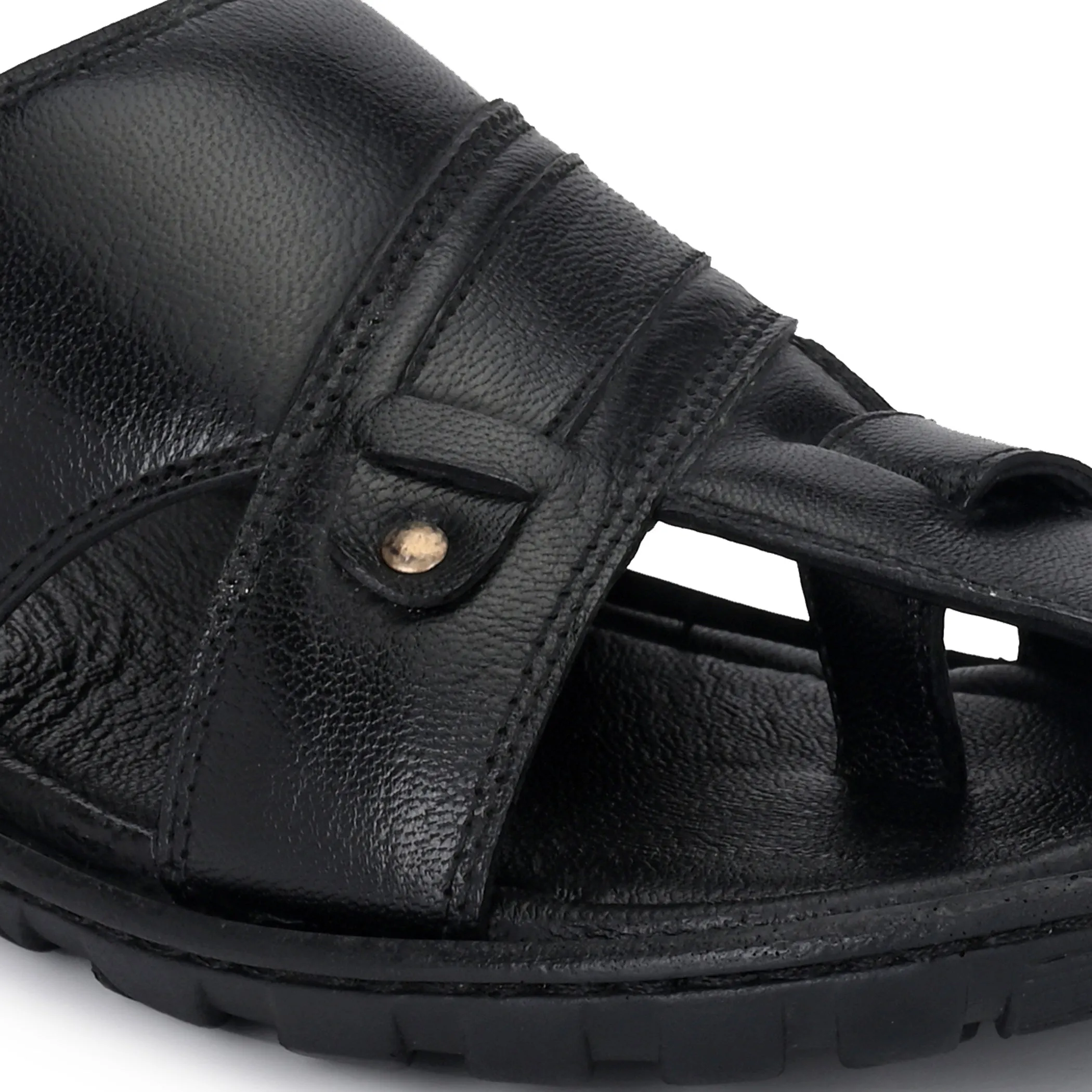 Classic Comfort Men's Premium Leather Slippers for Men's