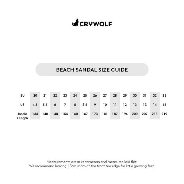 CRYWOLF Beach Sandal - Coral