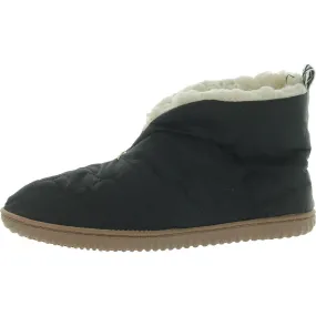 Dearfoams Womens Slip On Flat Bootie Slippers