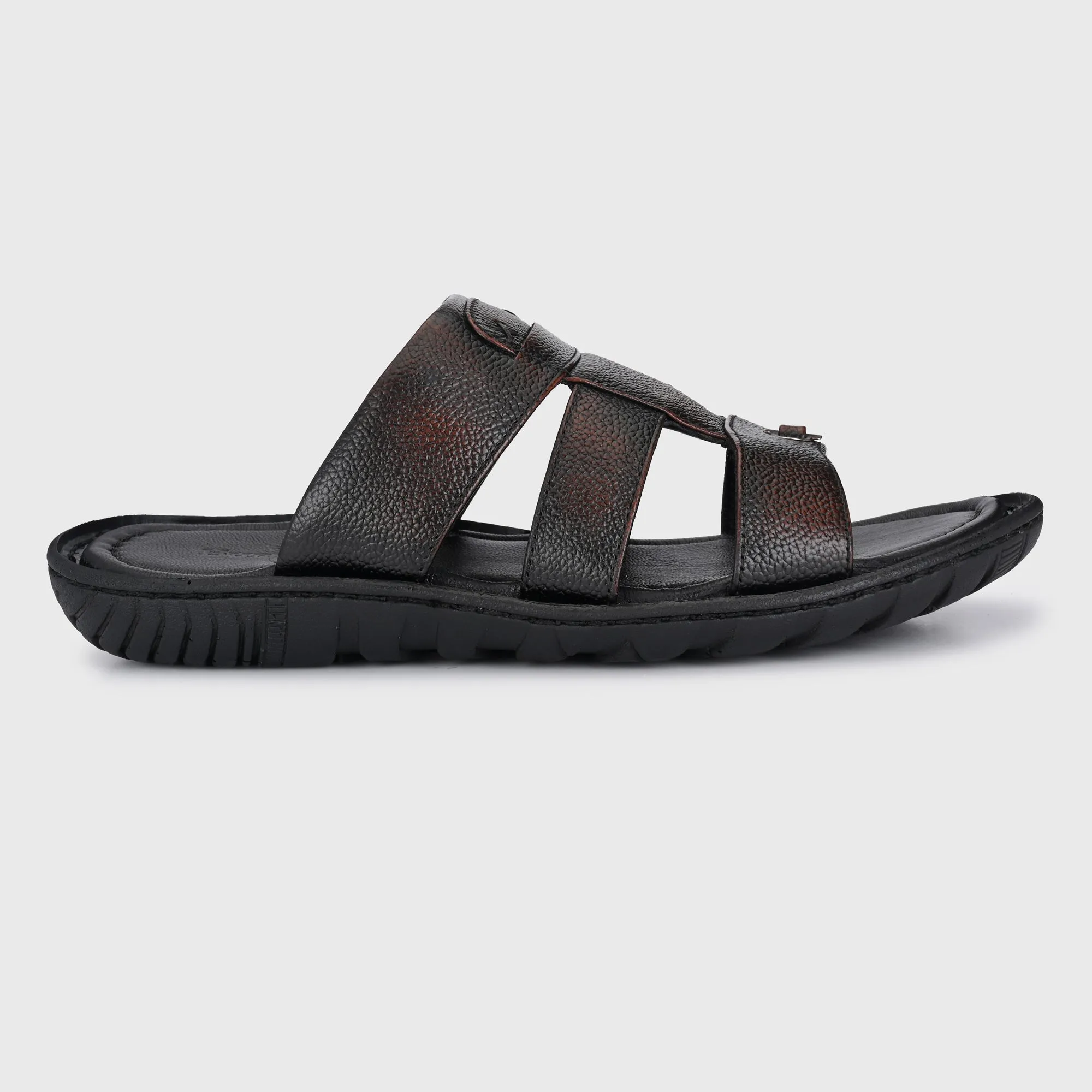 Elegant Ease Genuine Leather Slippers for Men