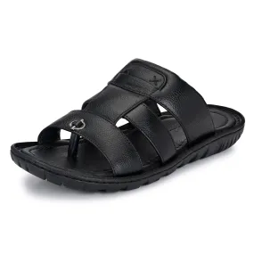 Elegant Ease Genuine Leather Slippers for Men