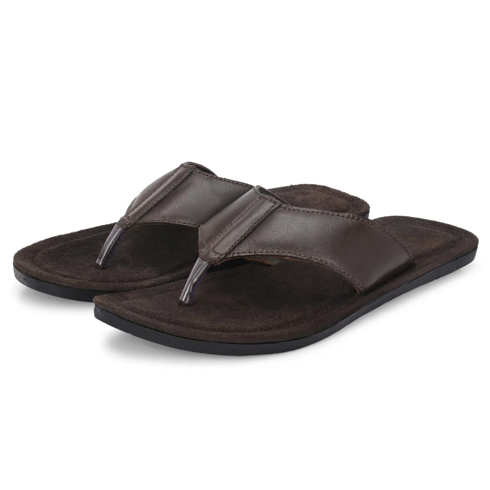 Elegant Genuine Premium Leather Slippers For Men's