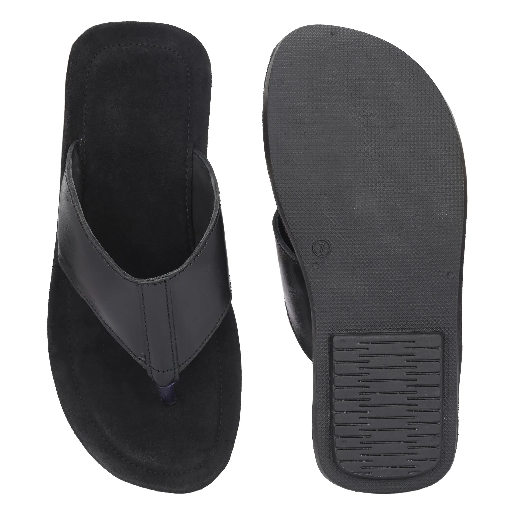 Elegant Genuine Premium Leather Slippers For Men's