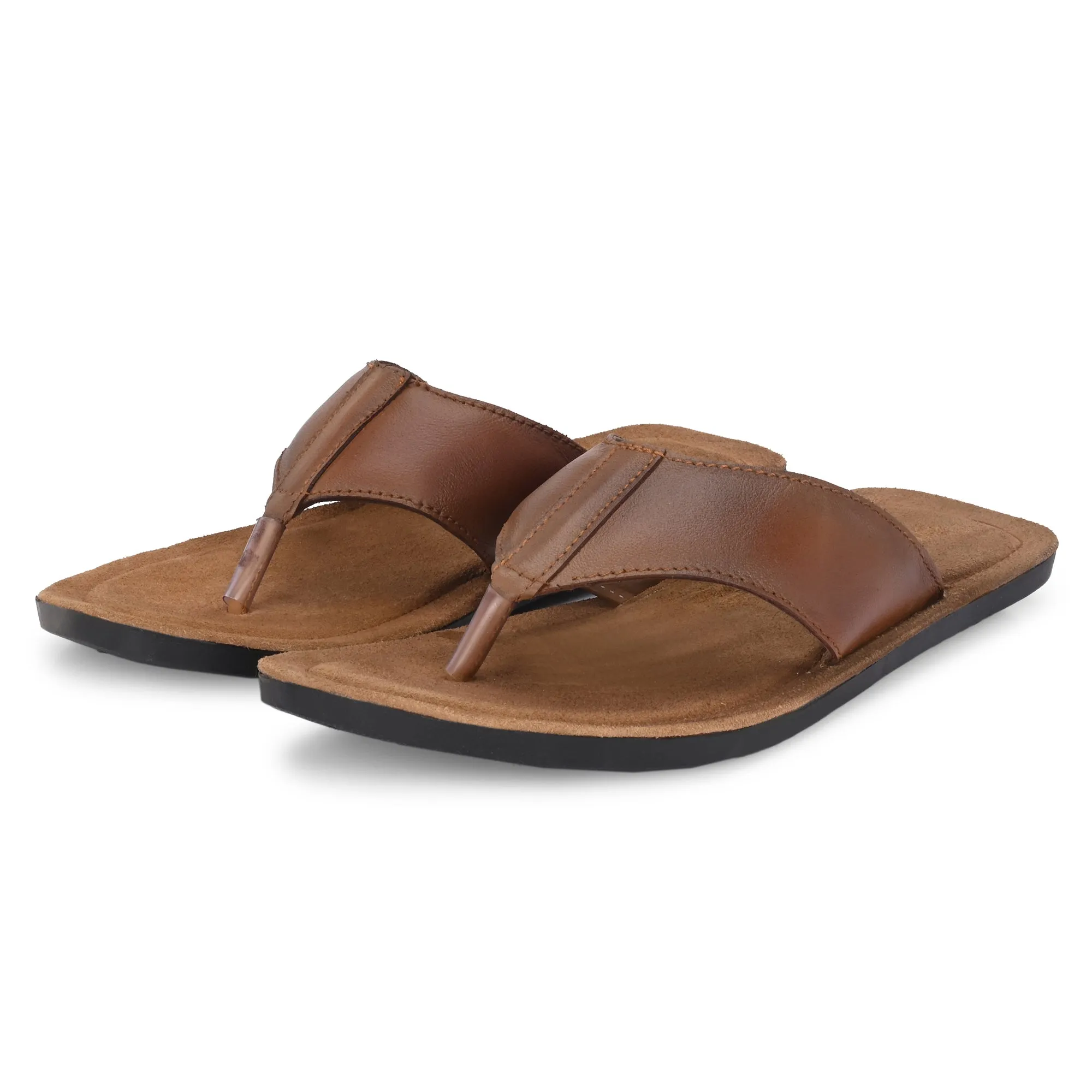 Elegant Genuine Premium Leather Slippers For Men's