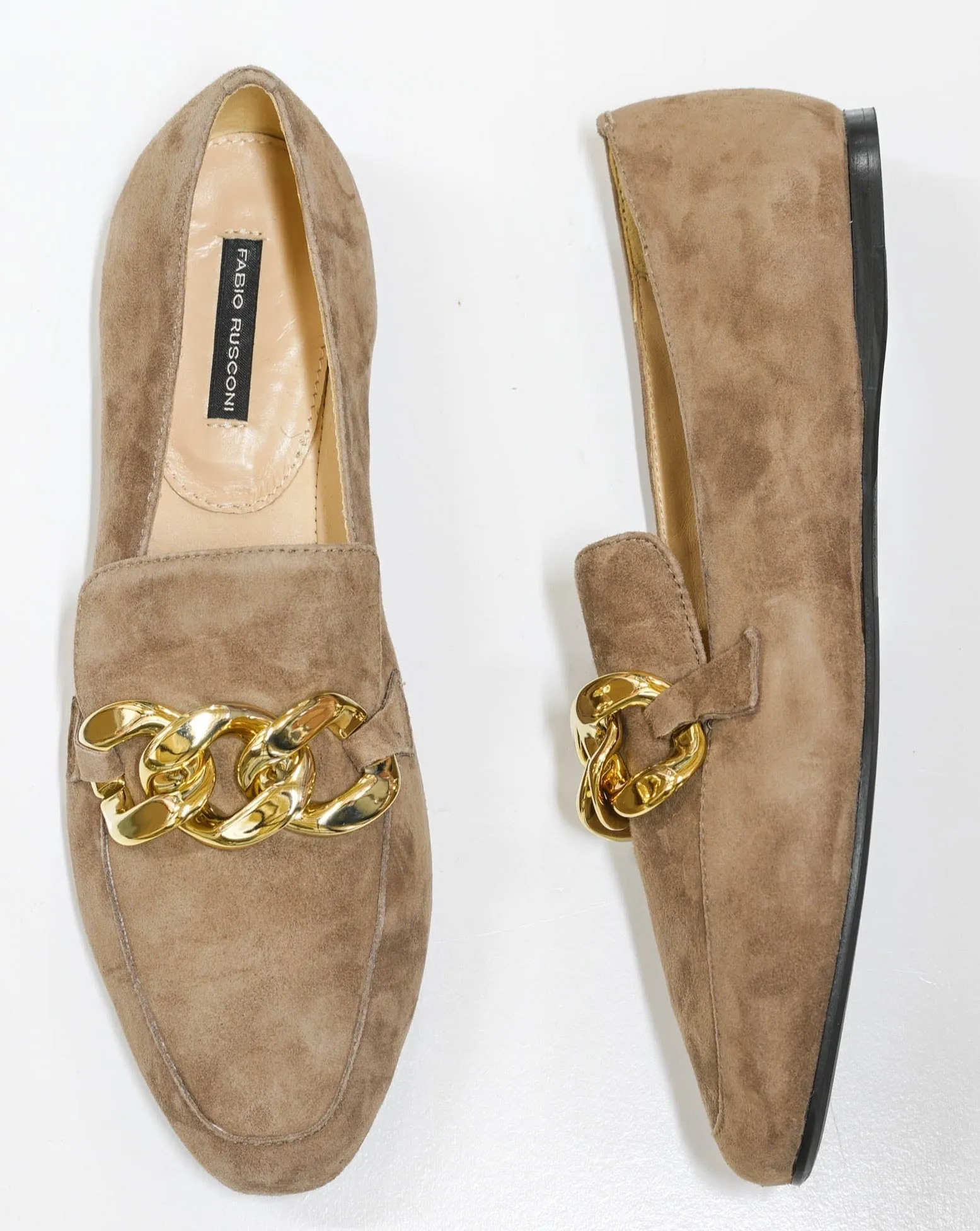Fabio Rusconi Women’s Acero Suede Chain Shoe F5880 30% OFF