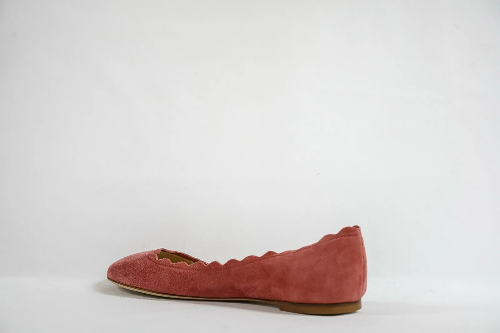 Fabio Rusconi Women's Suede Pink Ballerina Flat Shoe S1795