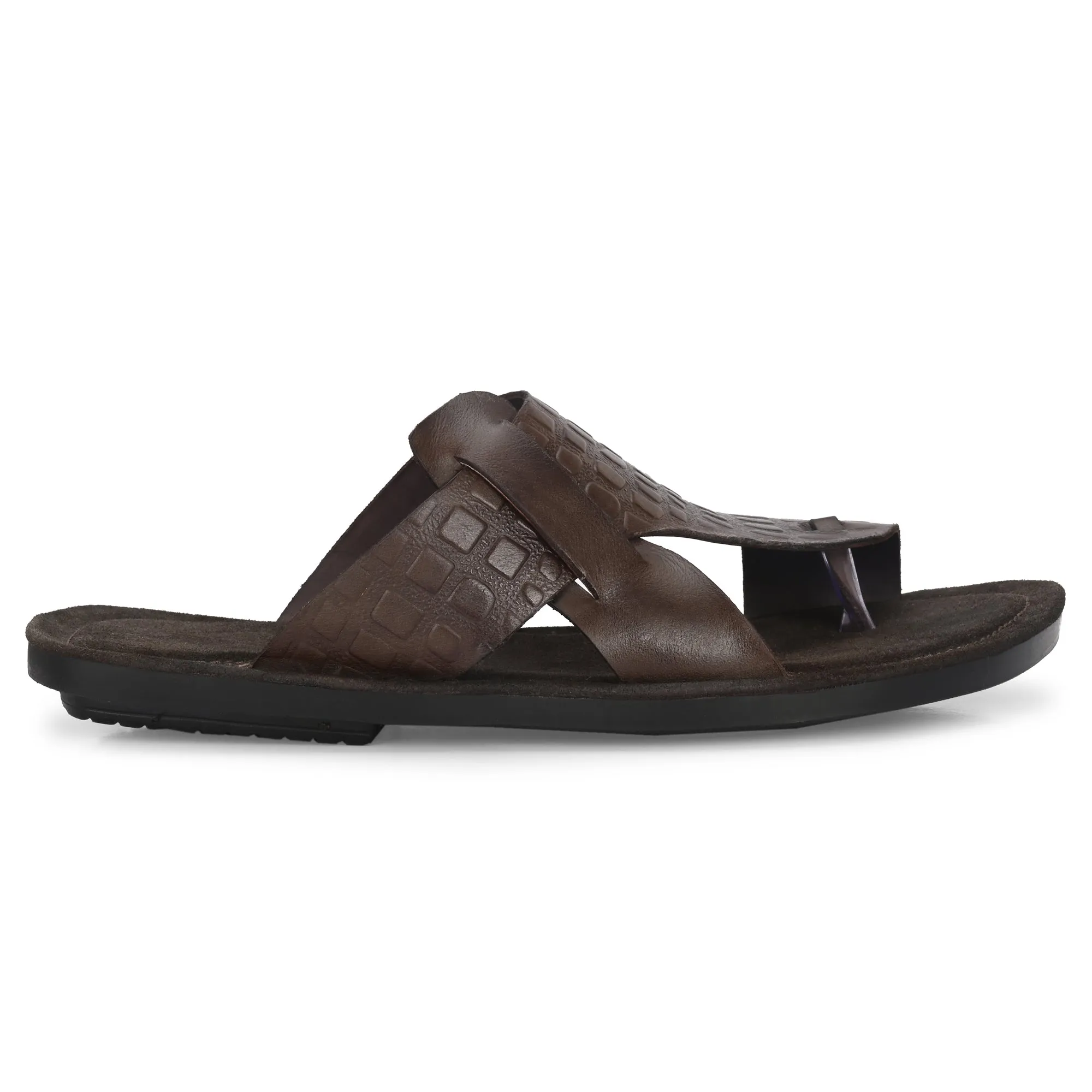 Flawless Premium Leather Slippers For Men's