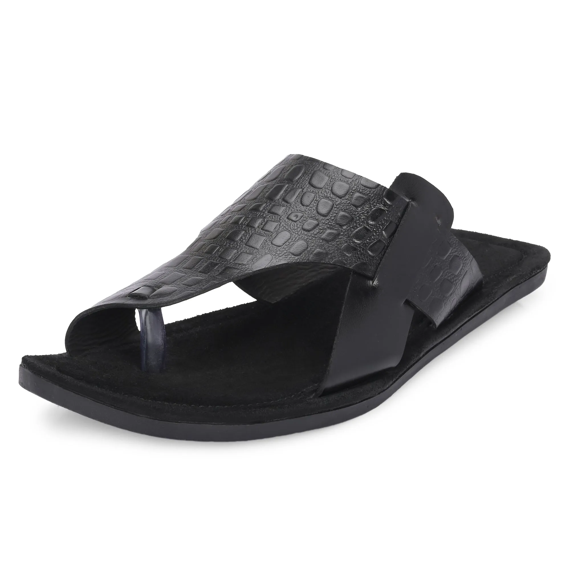 Flawless Premium Leather Slippers For Men's