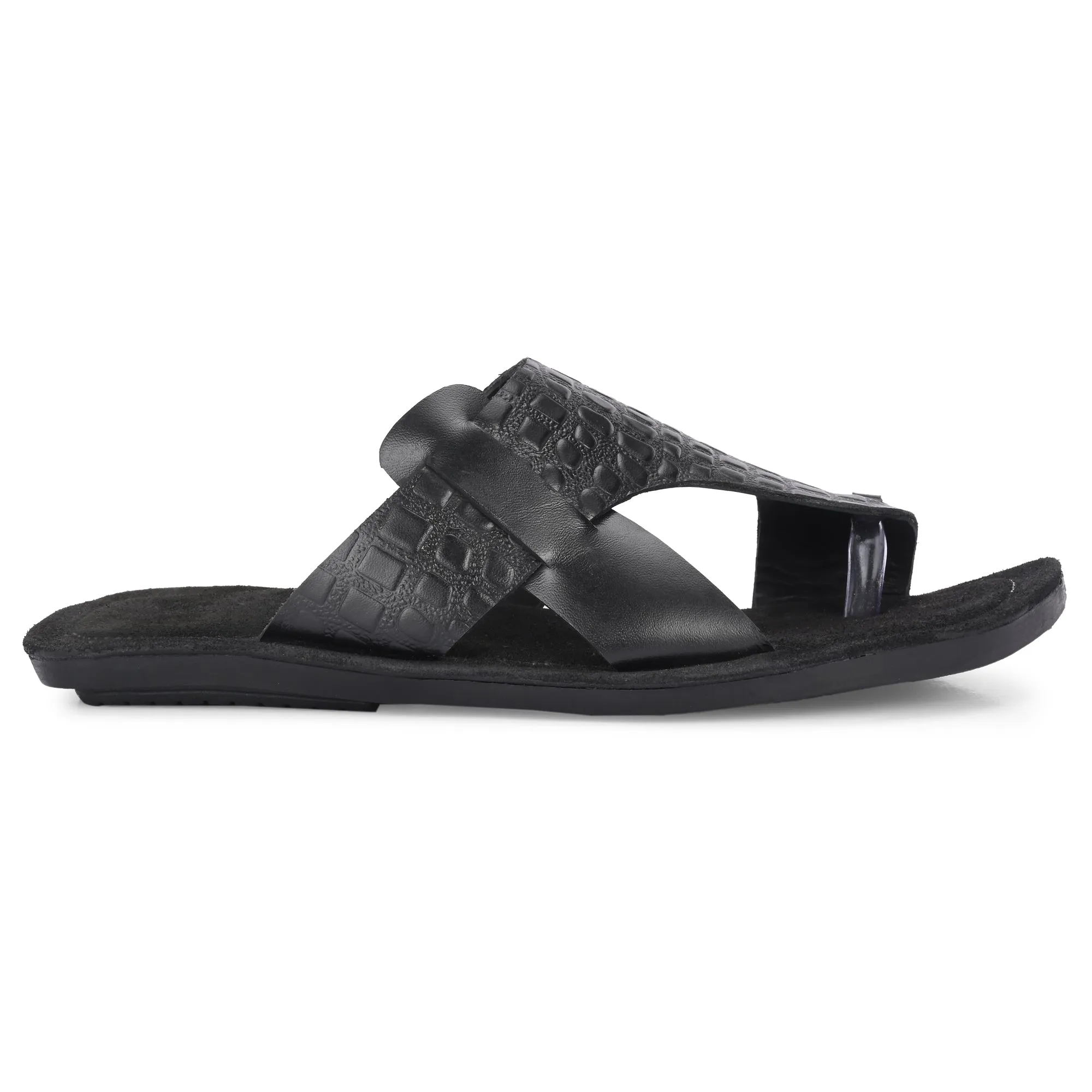 Flawless Premium Leather Slippers For Men's