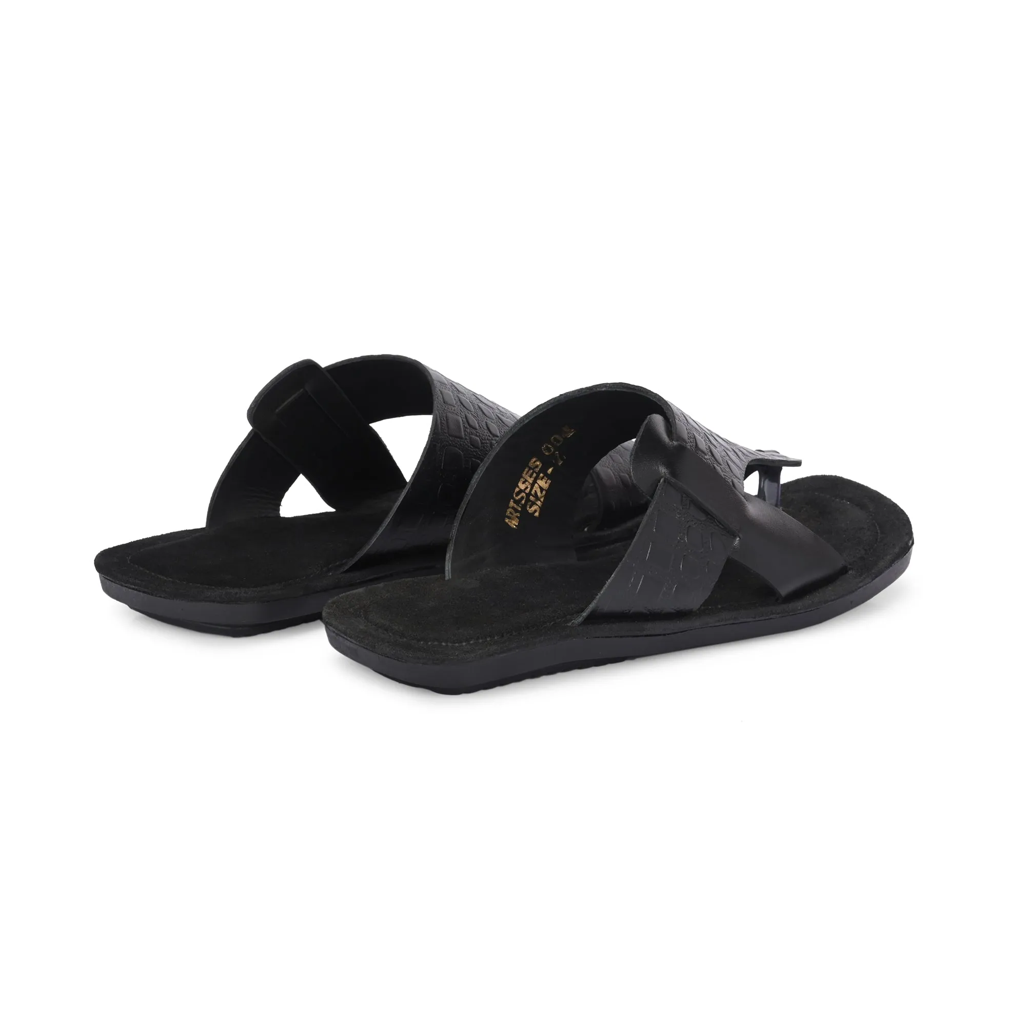 Flawless Premium Leather Slippers For Men's