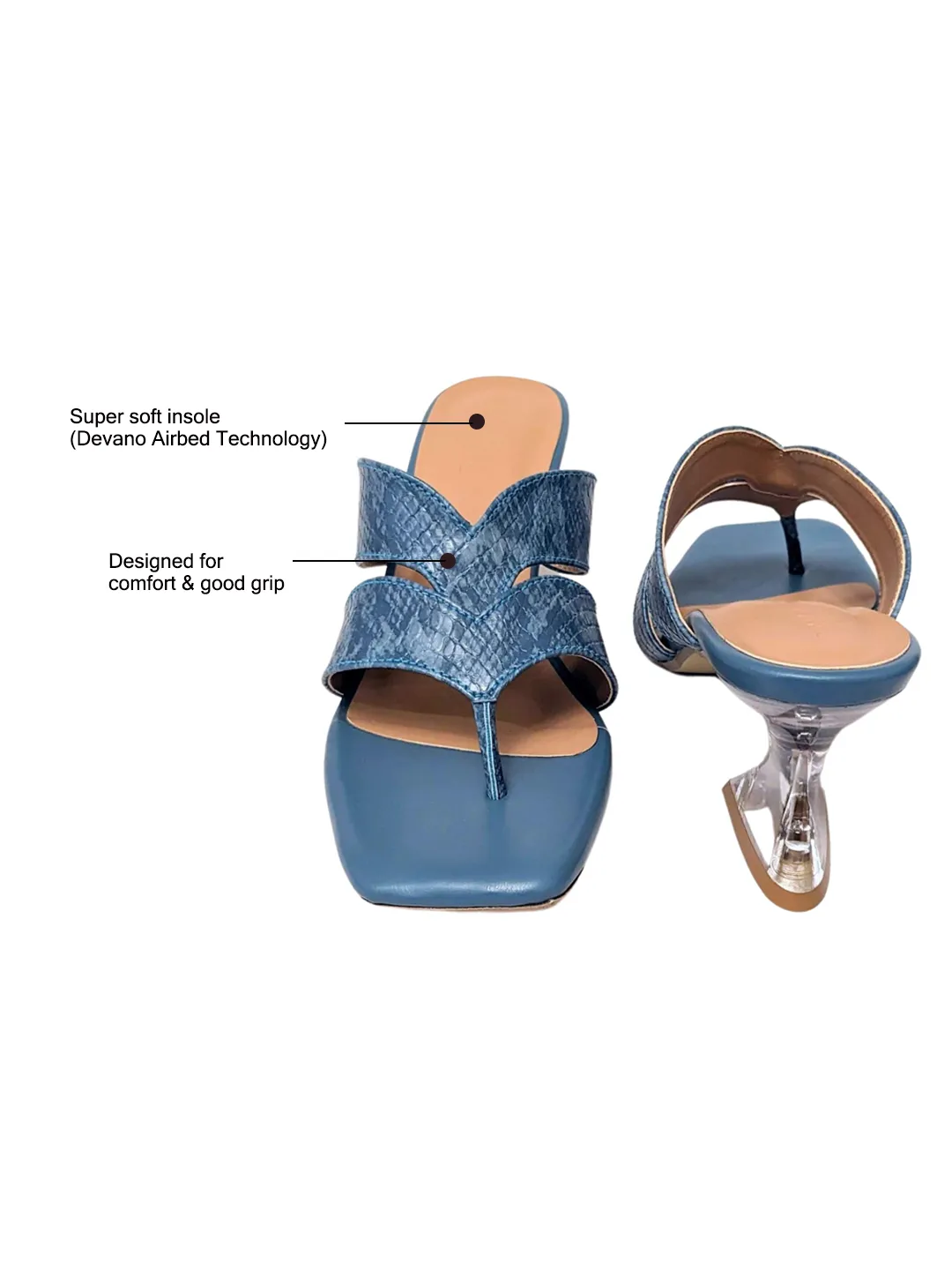 Flow Mules Ocean Blue