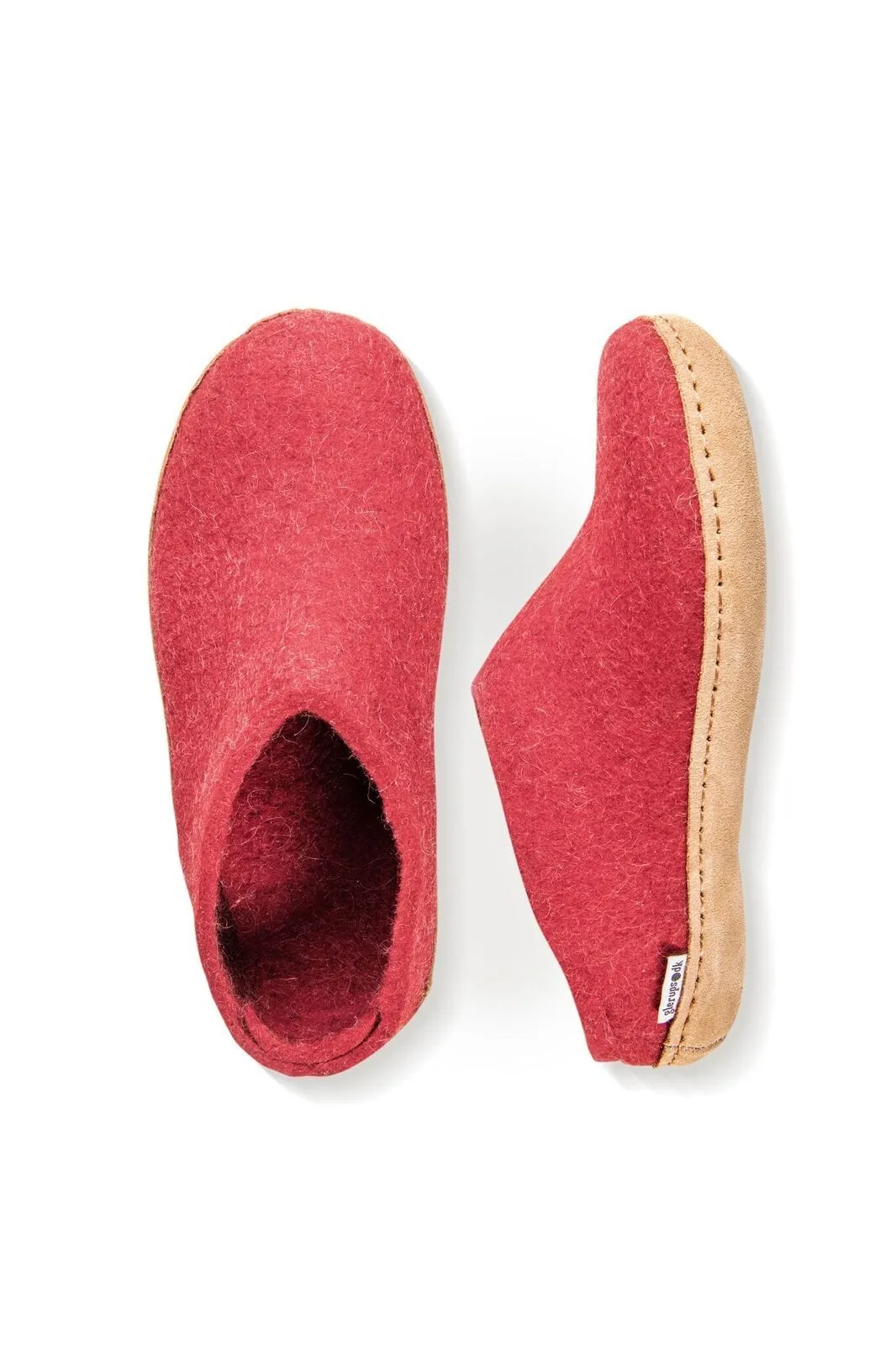Glerups Slip-On - Leather - Red