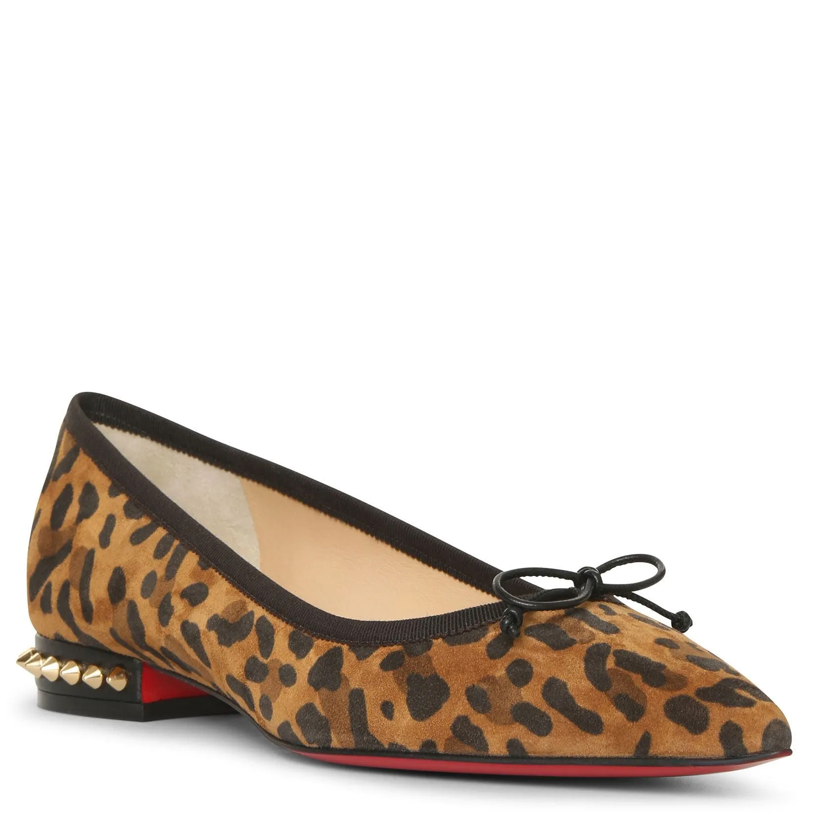 Hall leopard suede flats