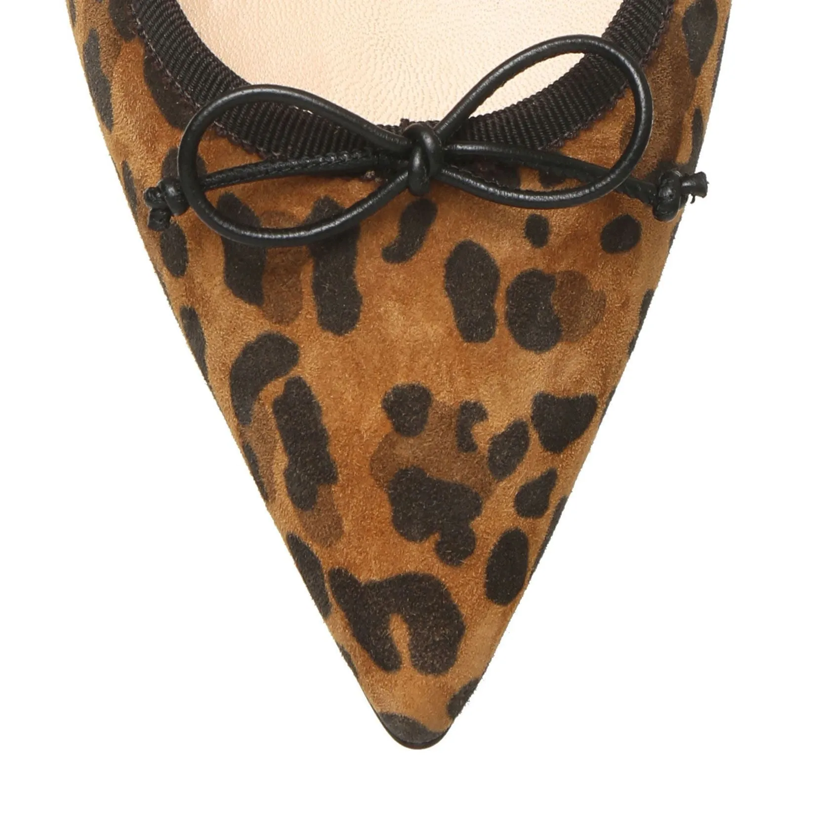 Hall leopard suede flats