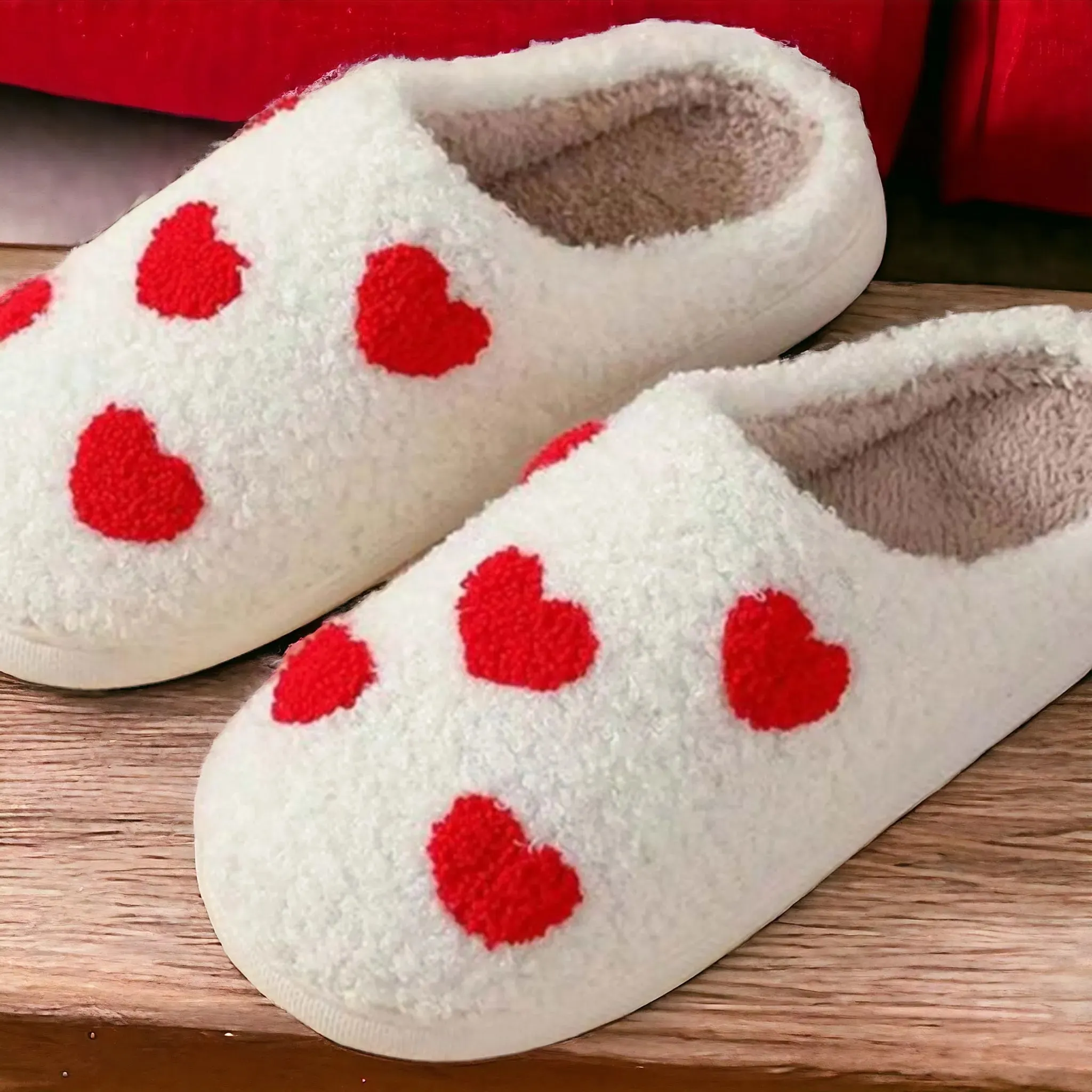 Heartbreaker Plush Slip On House Slippers