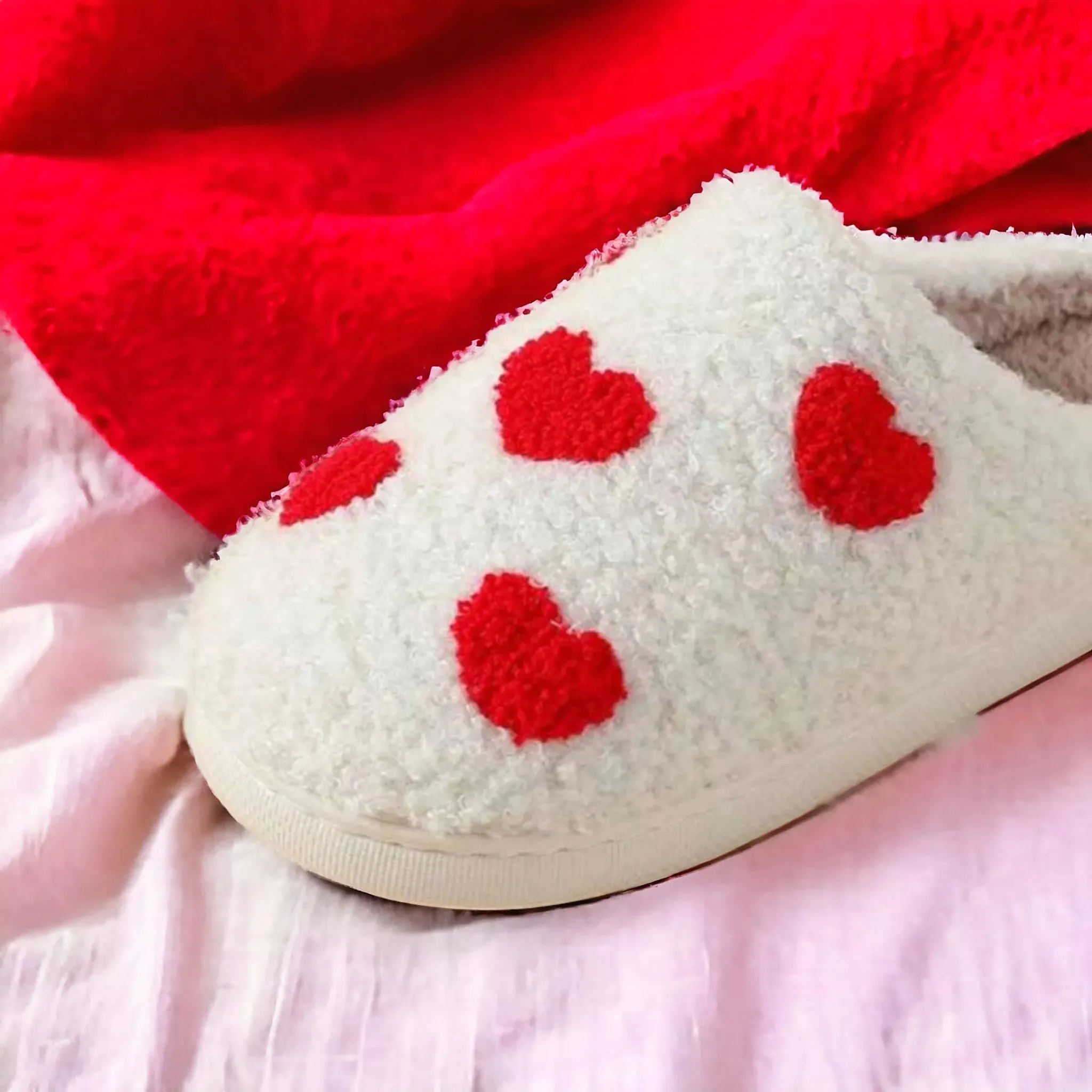 Heartbreaker Plush Slip On House Slippers