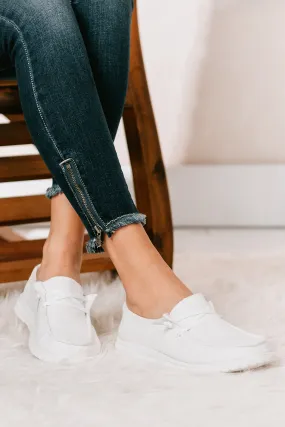 IMPERFECT Fight The Feeling Slip On Boat Sneakers (White)