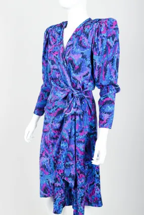 Impressionist Wrap Dress